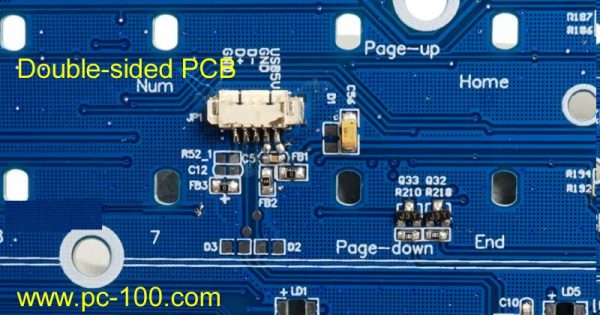A Part of Mechanical Gaming Keyboard Doublele Sided PCB