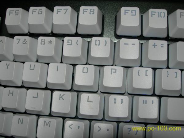 Mécanique clavier touches personnalisées