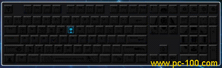 Mechanical keyboard RGB backlit heart