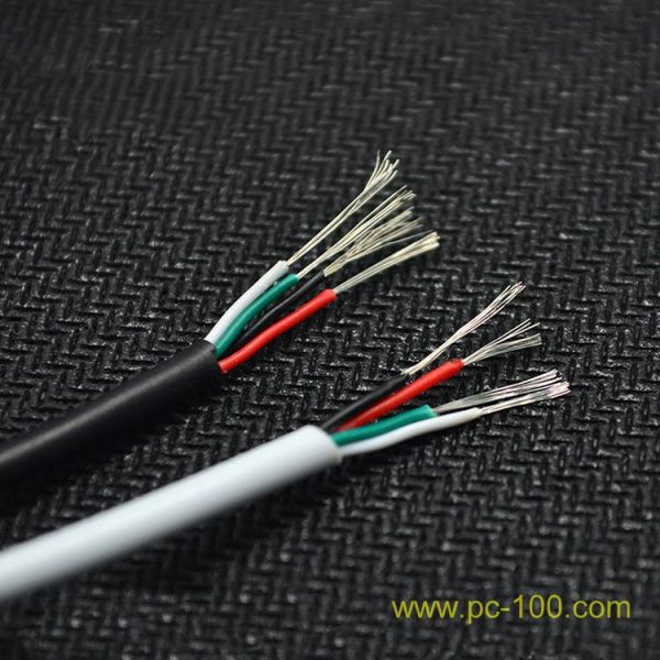 4 or 5 cores in cables for mechanical keyboard 