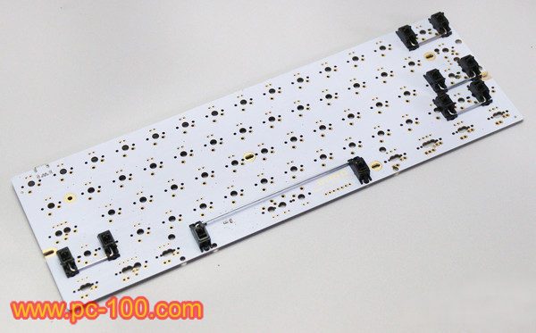 To Assemble the stabilizers to the PCB of GH60 mechanical keyboard
