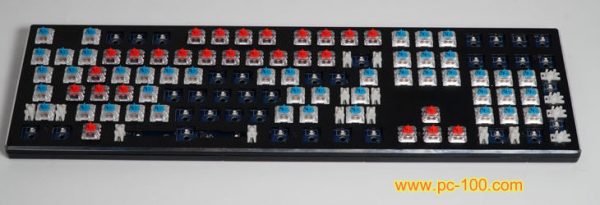 Pluggable mechanical gaming keyboard with mixed switches, your personal unique keyboard