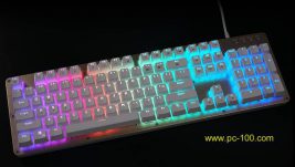 RGB farger pusten bakgrunnsbelysningen mekanisk tastatur
